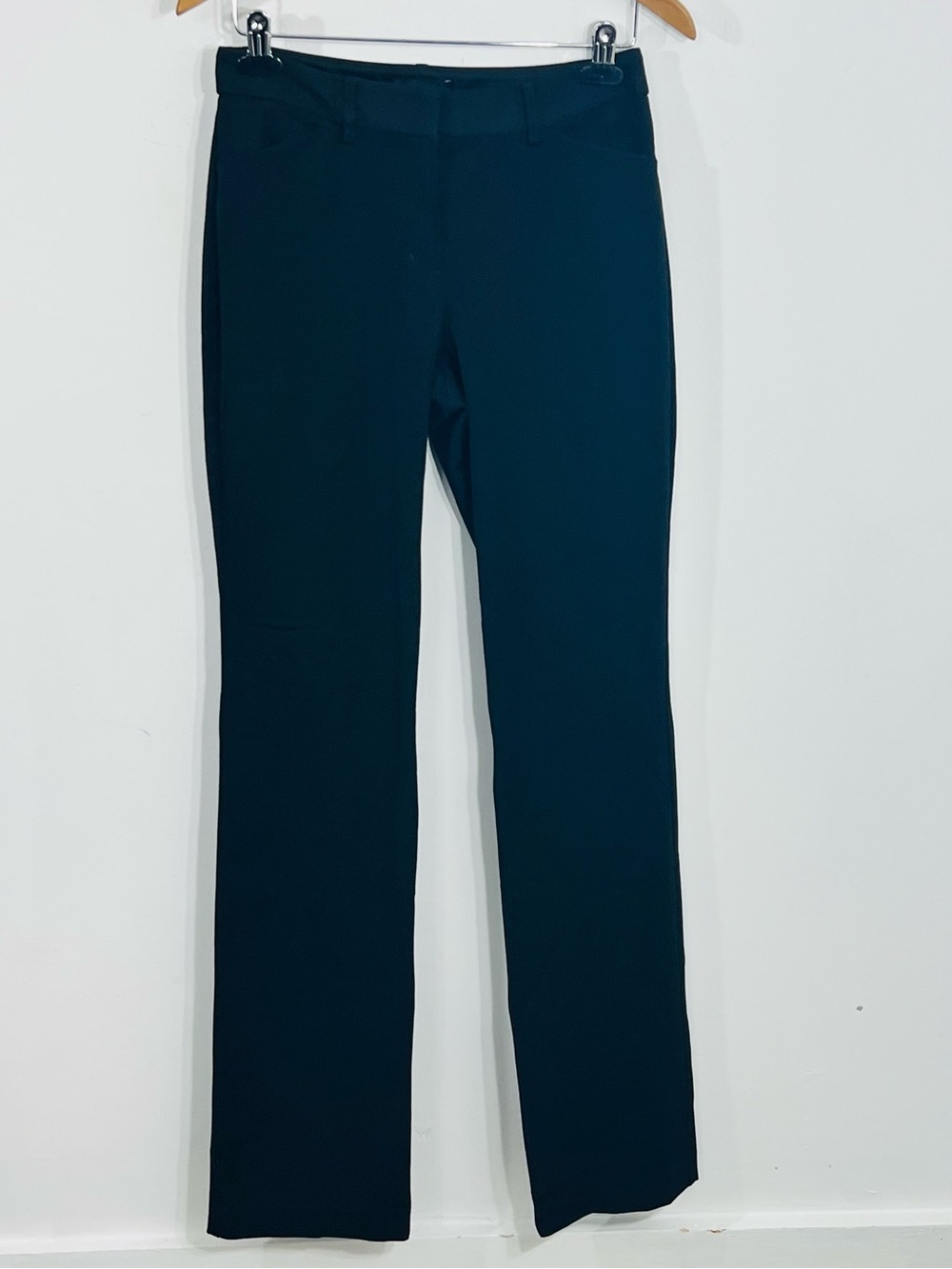 Publicist Barely Boot Mid Rise 8 Long Black Dress Pants Sleek Office Business